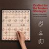 Foldable Xiangqi Strategy Board Game Set Portable Chinese Chess Set  Office