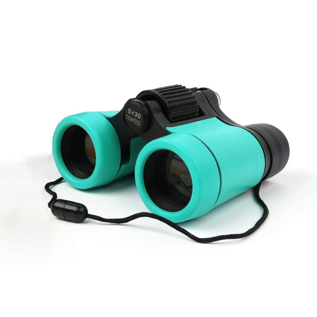 Kids Binoculars Shock Proof Toy Binoculars Set For Boys Girls Bird Watching Educational Learning Hunting Hiking Birthday Presents