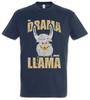 No Drama More Llama T-Shirt Lama Keep Calm Geek Nerd Zoo-Keeper Fun