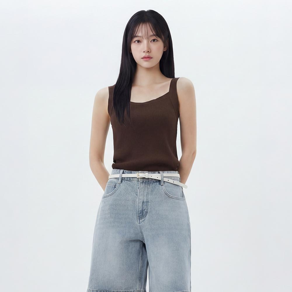 LAP Square Neck Sleeveless Knit As2Kh462