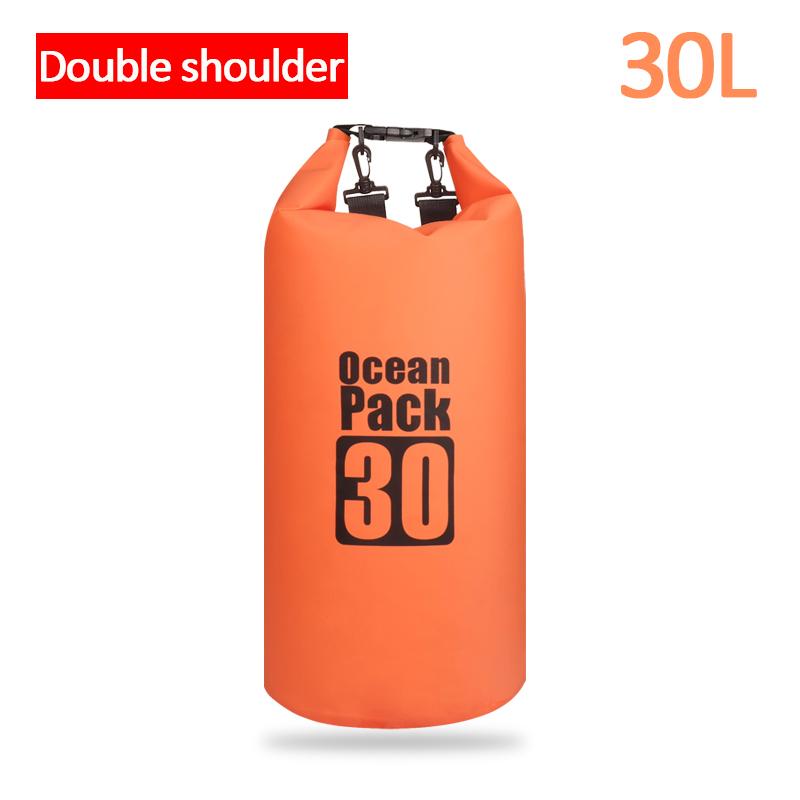 500D Waterproof Swimming Bag Dry Sack 2/5/10/15/20/30L Waterproof Floating Dry Gear Bags For Boating Fishing Rafting Swimming