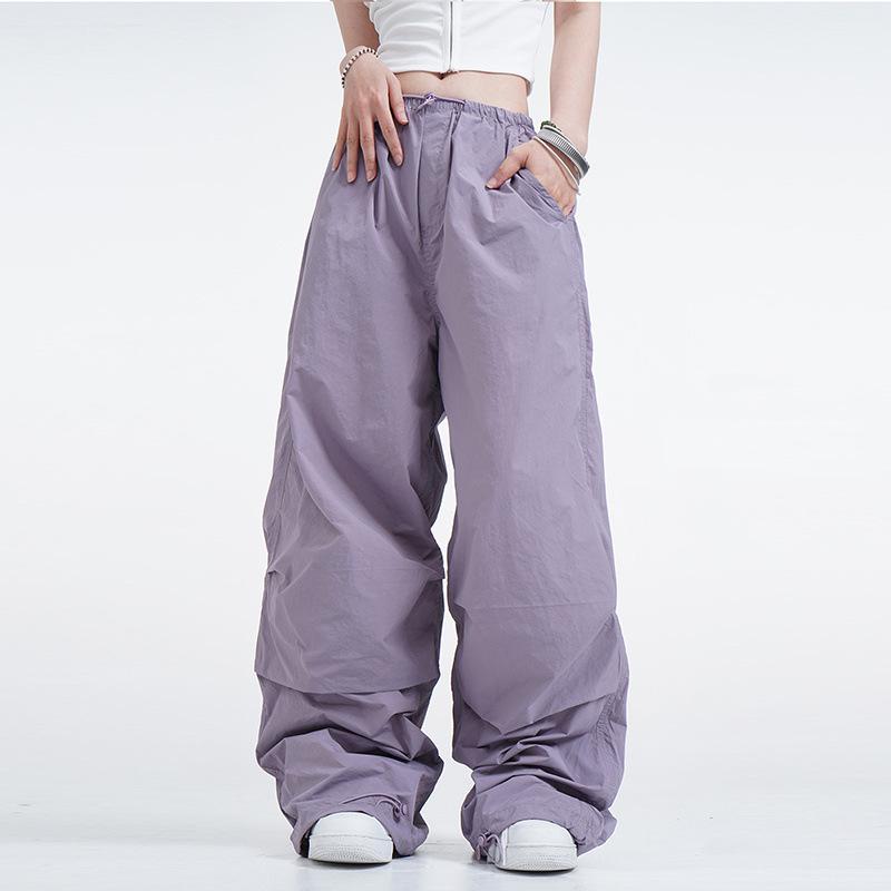 Брюки-парашюты, широкие свободные спортивные штаны