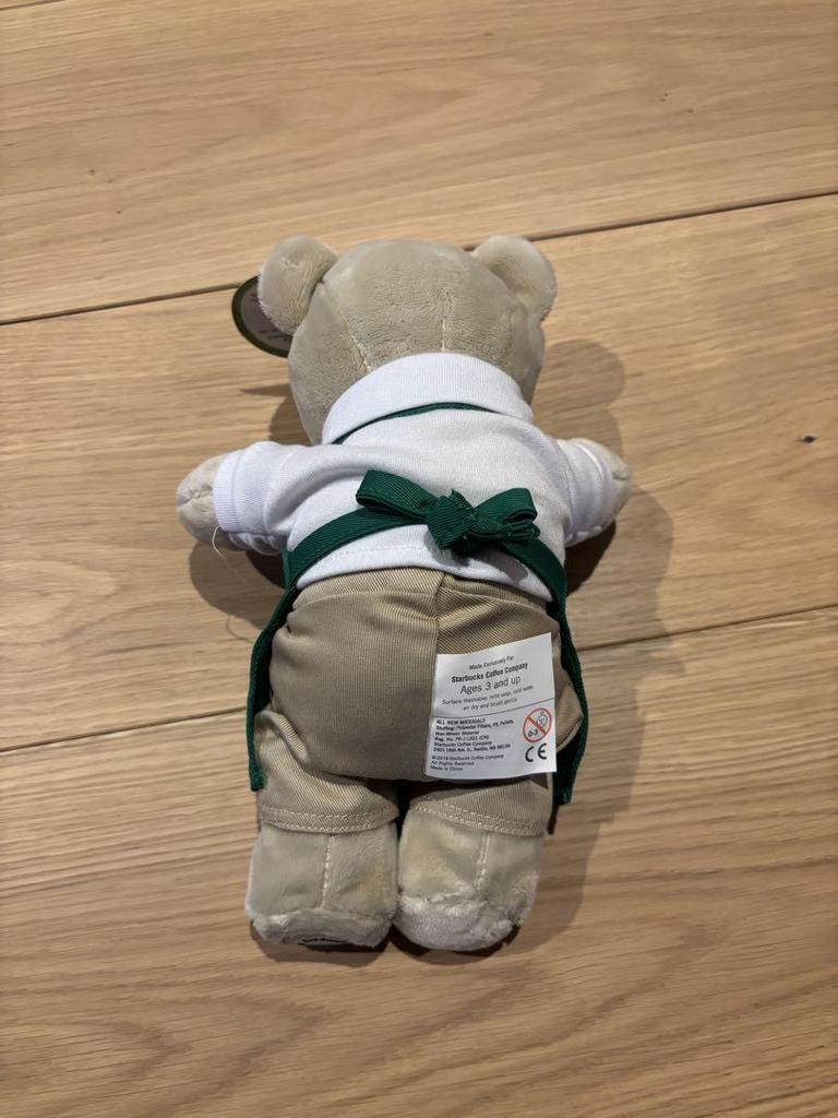 [USED] Starbucks Hong Kong Exclusive Bearista Cute Teddy Bear Popular
