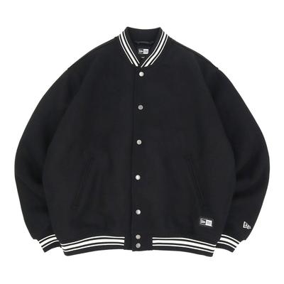 Куртка Varsity Melton New Era Размер Box ONSPOTZ и Аутентичный Стильный Маленький и Большой Размеры Идея для Подарка (14514616 NER35A6199) Черный, L, Логотип, Эксклюзивный,