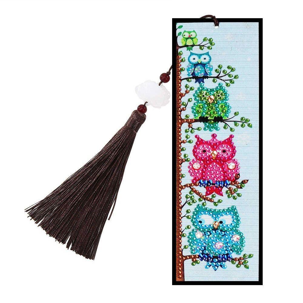 Подарки ручной работы Декоративная подвеска Закладка для книги Кисточка Закладка Закладка для алмазной вышивки