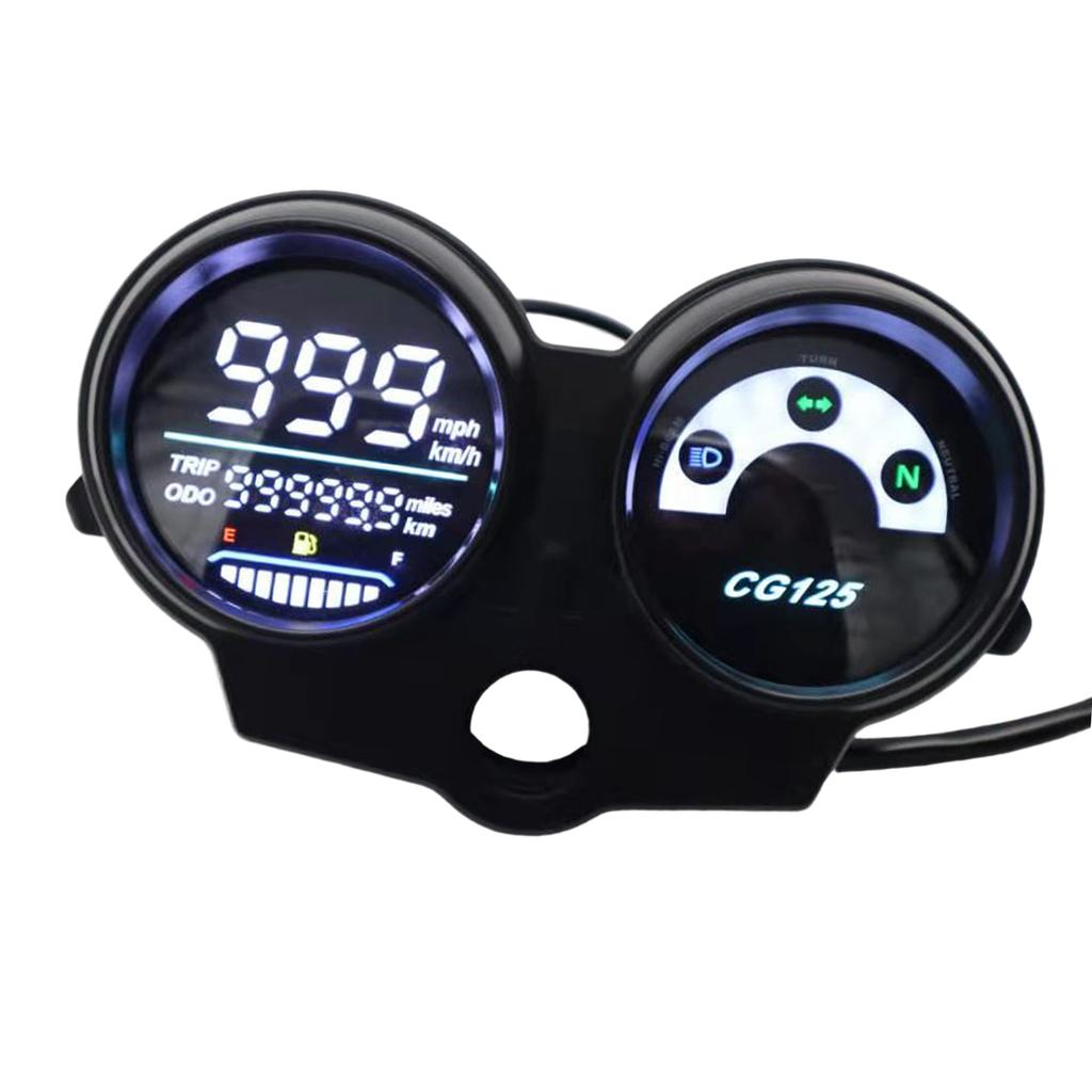 Motorcycle oil Meter Modified YBR125 Voltage Oil Level Speed With USB Charging Function Electronic Models for Honda CG125 2000-2