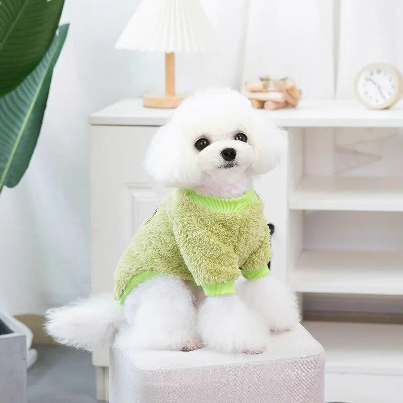 Warm Plush Pet Clothes for Small Dogs Cat Vest Coat Fleece Pet Dog Outfits Chihuahua Yorkies Shih Tzu Pug Costumes Clothing