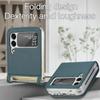 Anti -Falling Matte Leather Cover Case For Samsung Galaxy Z Flip4 5g Flip 4 Flip3 Flip 3 Folding Design Fashion Phone Bag