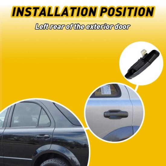 Задняя левая сторона водителя наружная ручка двери подходит для Kia Sorento 03-2006