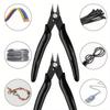 2PCS Mini Nose Cutting Plier Durable Convenient Electrical Wire Cable Cutter High Carbon Steel Hand Tools Diagonal Pliers