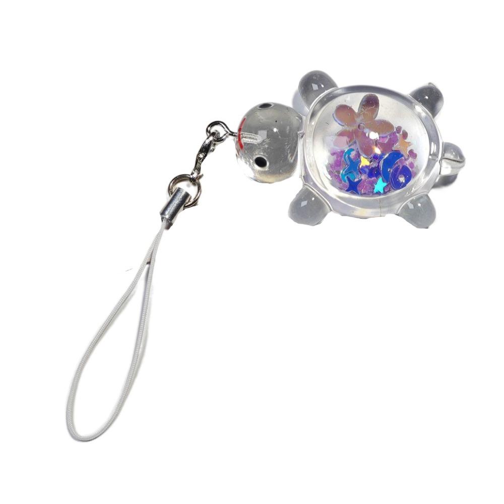 Прозрачный брелок для телефона в виде черепахи, подвеска, подвеска, маленькая черепаха, ремешок для телефона, подарок для девочки