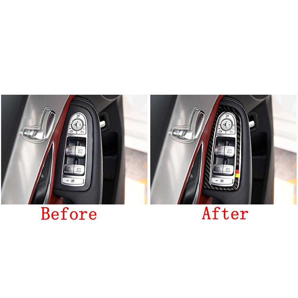 Для Mercedes Benz W205 C180 C200 C300 GLC260 C Class, автомобильные оконные стекла, кнопка подъема, крышка переключателя, рамка, накладка Articulos Para