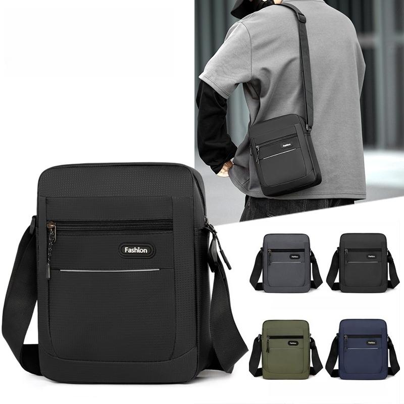 Универсальная сумка кроссбоди из Оксфорда - Мужская деловая повседневная сумка-слинг для предметов первой необходимости для ежедневных поездок