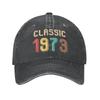 Personalized Cotton Vintage Classic 1973 Baseball Cap Women Men Adjustable Dad Hat Sports