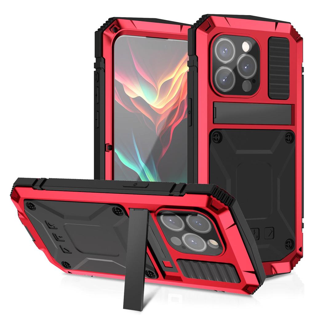 Силиконовый чехол с подставкой для iPhone 15 и 14PM Anti-Fall для 13 Pro Max