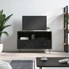 VidaXL TV Stand Black 80x36x50 Cm Engineered Wood 828965