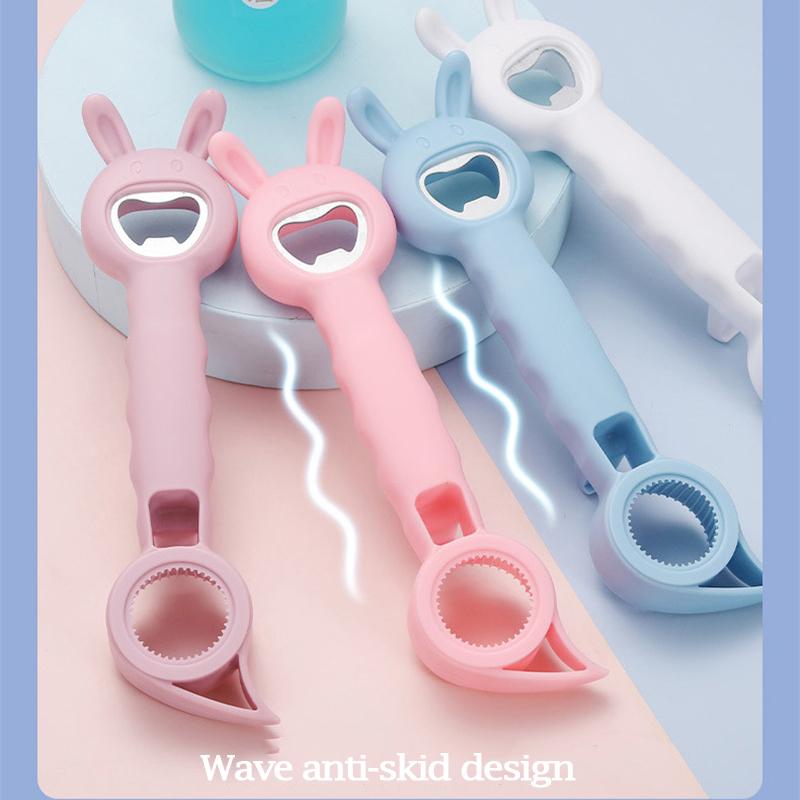 4 In1 Beer Opener Multi-Purpose Bottle Opener Portable Beverage Cans Opener Beer Starter Bottle Opener Kitchen Bar Tools