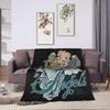 Boop I Believe In Angels Blankets Flannel Spring Autumn Bettys Portable Warm Throw Blankets for Home Couch Plush Thin Quilt