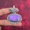 Ювелирные изделия из пурпурита, кулон из стерлингового серебра 925 пробы, ювелирные изделия ручной работы с драгоценными камнями, подарки для жены, абсолютно новый кулон