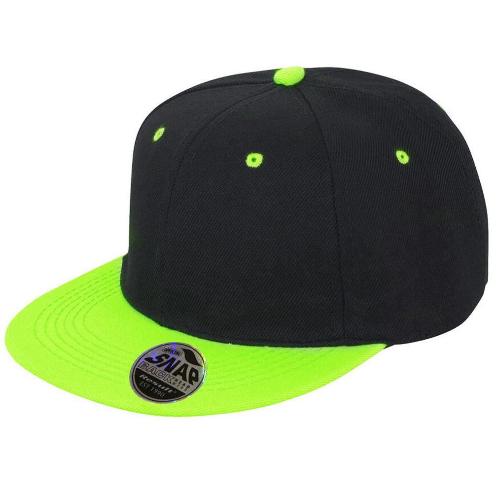Result Headwear Bronx Original Contrast Flat Peak Baseball Cap