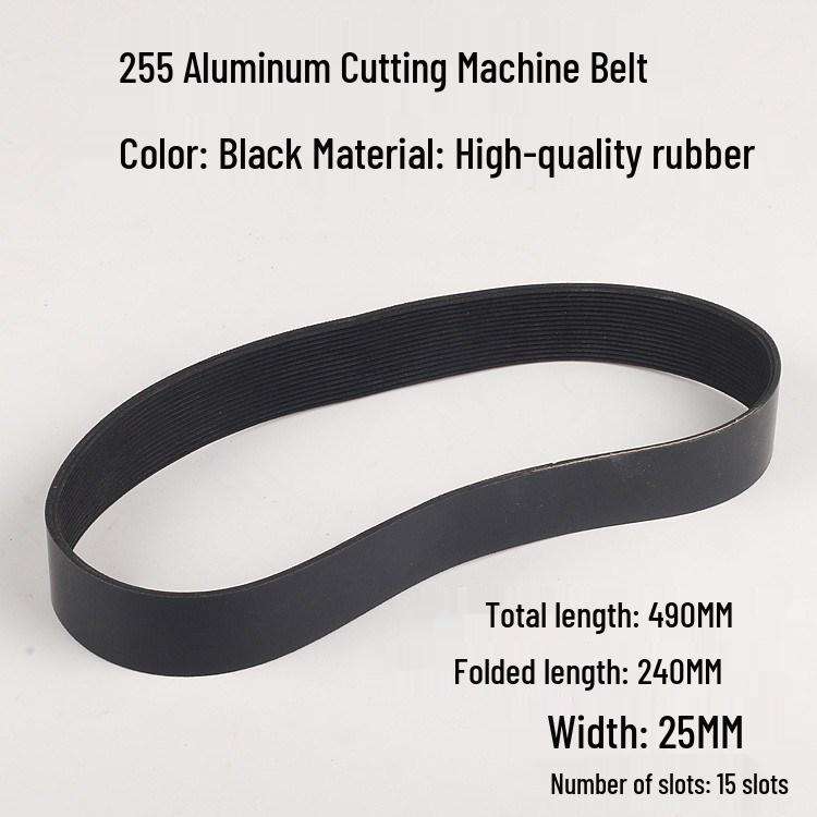 10-Inch Aluminum & Steel Cutting Machine with Universal Rubber Belt