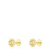 [TOUS] 18K Gold Basic Flower Earrings 1003595600