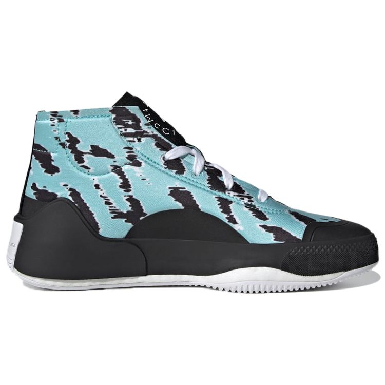 adidas Тренировочные кроссовки Mid Graphic Casual Durable Support High-Top для женщин, черные/синие, GZ4382