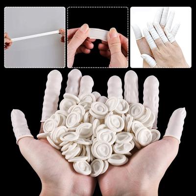 Латексный напальчник - Статические перчатки Водонепроницаемые и Нескользящие Напальчник Одноразовый Рабочие принадлежности