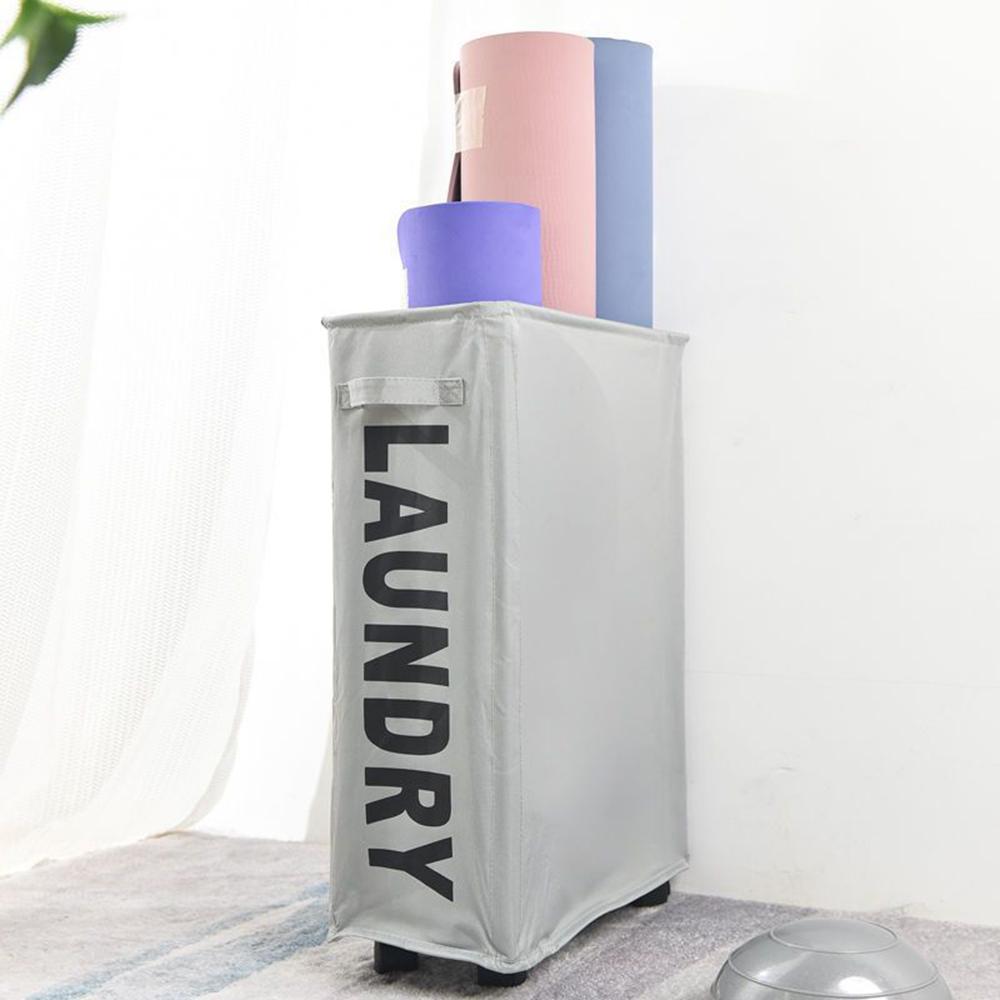 1 шт. Корзина для грязного белья на колесиках, Бытовая корзина для белья, Хранение одежды, Хранение коврика для йоги, Корзина для хранения