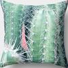 New Creative Home Green Plant Succulent Pillowcase Flower Leaves Car Pillow Cushion