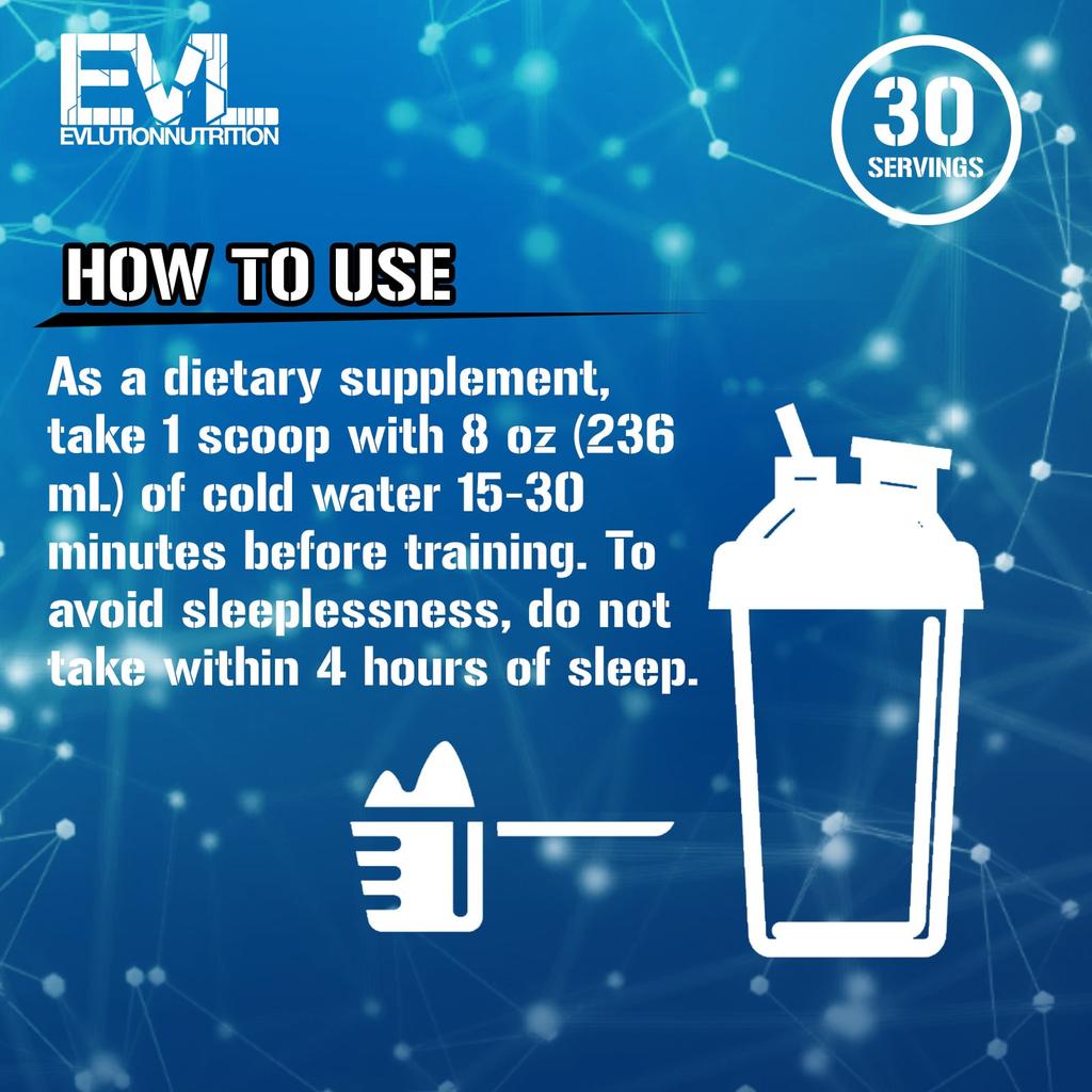 EVLution Nutrition Engn Pump, Pre-Workout Supplement, Cherry Limeade, 9.52 Oz (270 G)