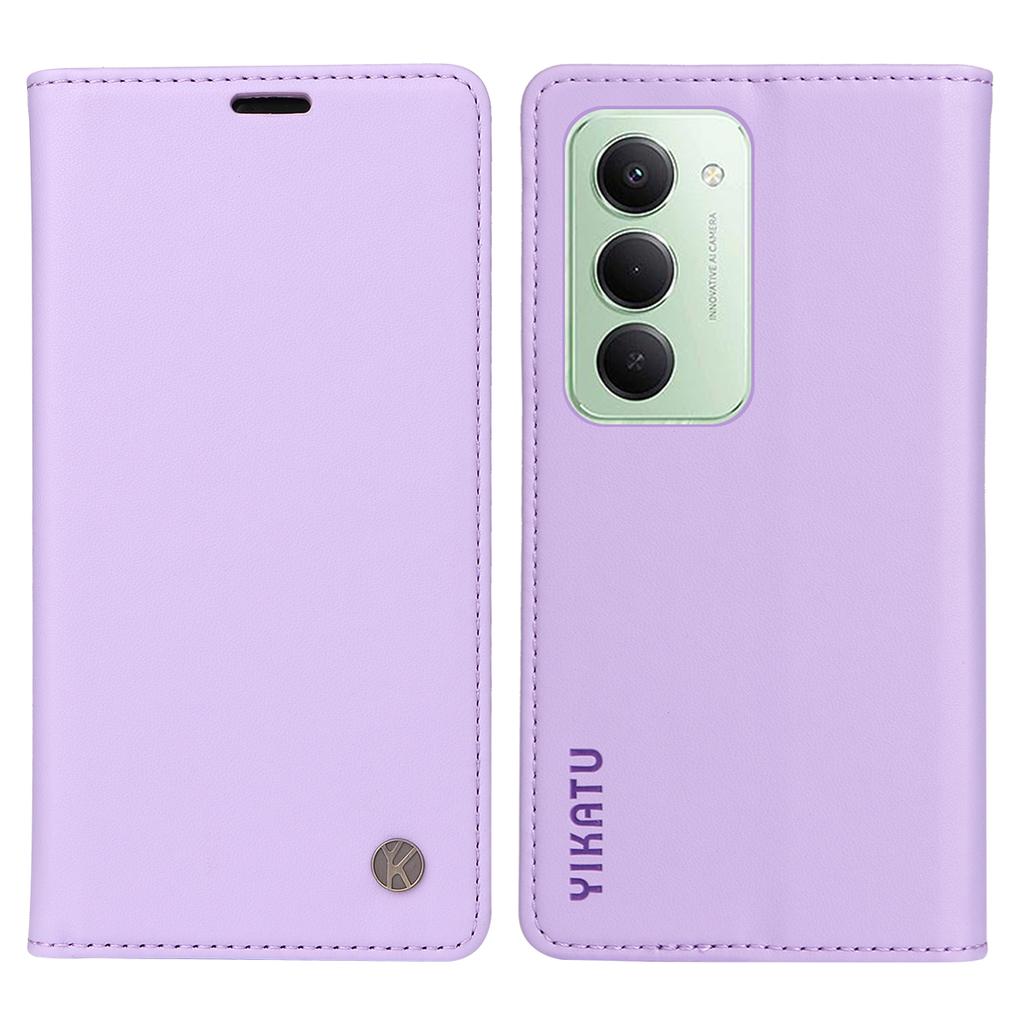 Для Xiaomi Redmi 15 5G (Глобальный) (169 мм) Чехлы для телефонов YIKATU Магнитная застежка PU кожа Мобильный чехол