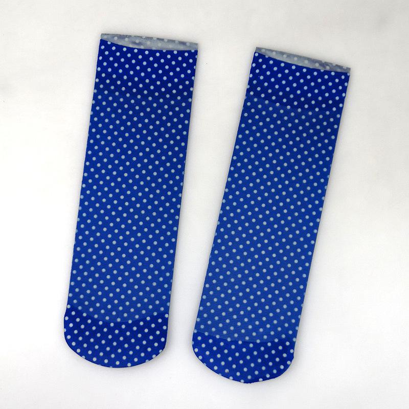 Короткие летние носки в женском стиле с различными милыми узорами