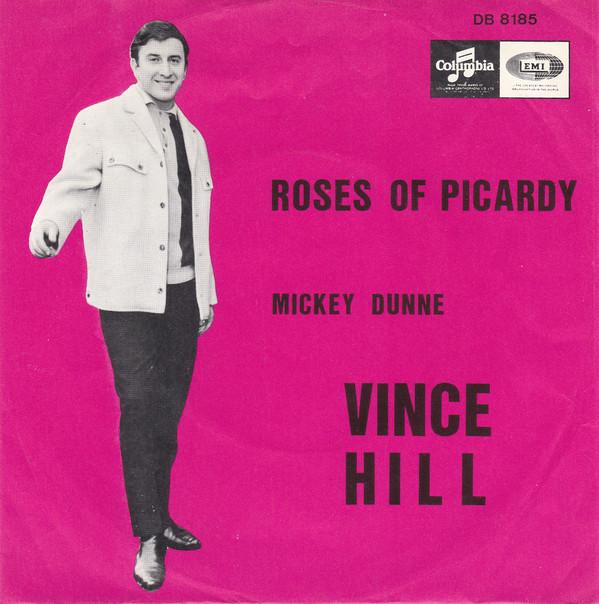 7-дюймовая пластинка VINCE HILL - Roses Of Picardy DB8185 Columbia 1967 UK Pop Б/у