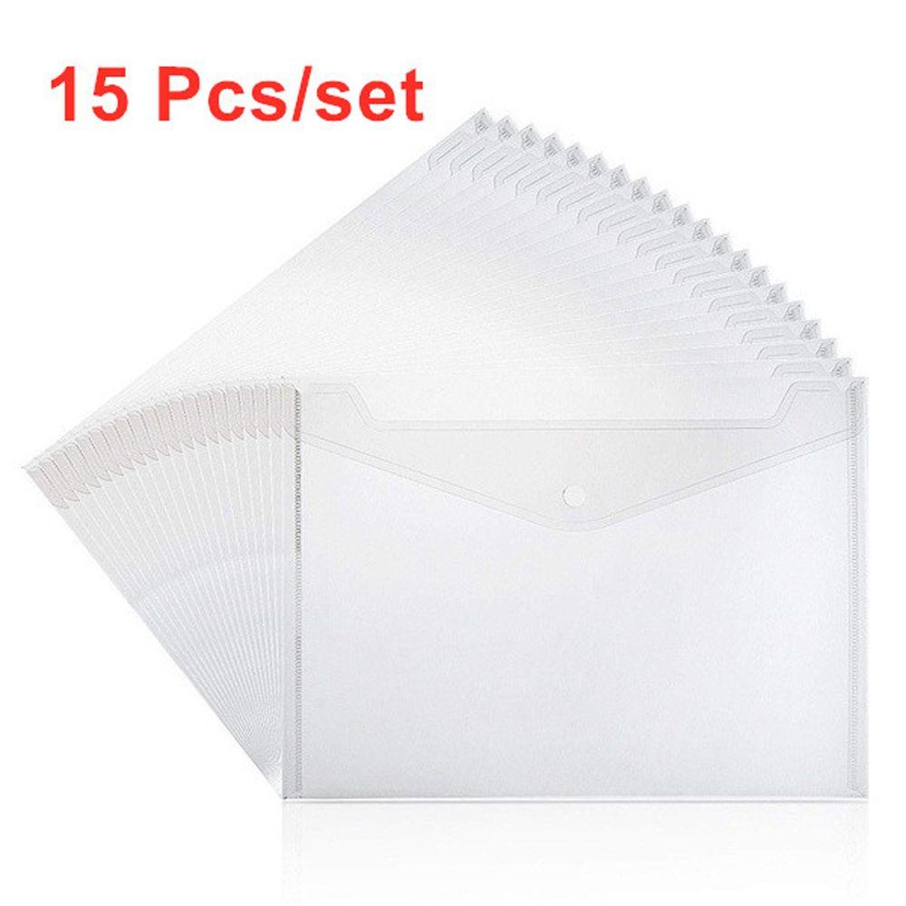 Bag School Supplies Plastic Document Bags Folders A5/A4 Transparent File Bag File holder A5/A4