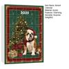 Dog Advent Calendar 2025 24Pcs 2D Dog Breeds Ornaments for Tree Decor 24 Days Christmas Countdown Calendar Surprise Gifts for Dog Lovers