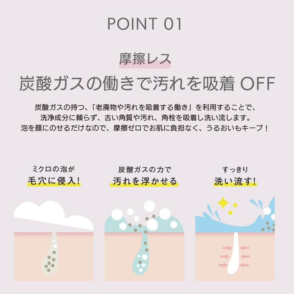 White Spa Wash Foaming Face X 2 EKATO. (Carbonated Wash/Carbonated Foam/Dense Foam) (120g Bottles)