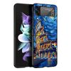 Roman Colosseum Black Phone Case For Samsung ZFlip7 ZFlip6 ZFlip5 ZFlip4 ZFlip3 5G Hard Protective Galaxy Z Flip 3 4 5 6 7