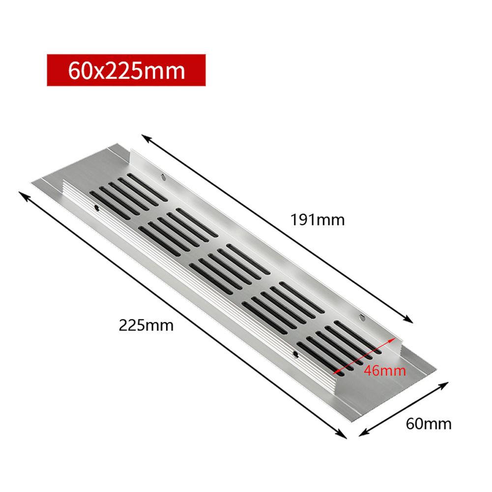 Гардеробная вентиляционная решетка из алюминиевого сплава, вентиляционная решетка для шкафа, вентиляционная крышка, фурнитура, аксессуары для дома