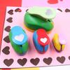 Дырокол в форме сердца случайного цвета 9/16/25 мм для DIY-поделок, дырокол для скрапбукинга, создатель фигурных вырезов, нож для бумаги для детских скрапбуков, тиснение.