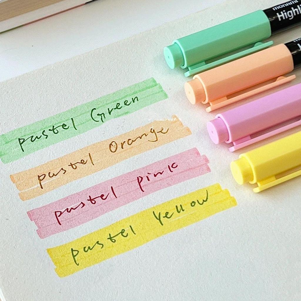 Munamy 601 Fluorescent Pen: Soft, Eye-Friendly Highlighter for Postgraduate Exams, Stylish with High Visual Appeal 6021
