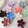 New Colorful Flower Shape Hair Claw for Women Girls Elegant Hair Clip Crab Hairpins Bath Barrettes Lady Fashion Hair Accessories
