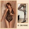 Сексуальное нижнее белье сексуальное горячее перспектива спинки любовь пряжка комбинезон страсть свободный кружевной искушение костюм