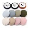 10Pcs Colorful Cloth Covered Metal Shank Sewing Buttons For Clothes Kids Coat Cardigan Round Large Fabric Button Diy Decorations