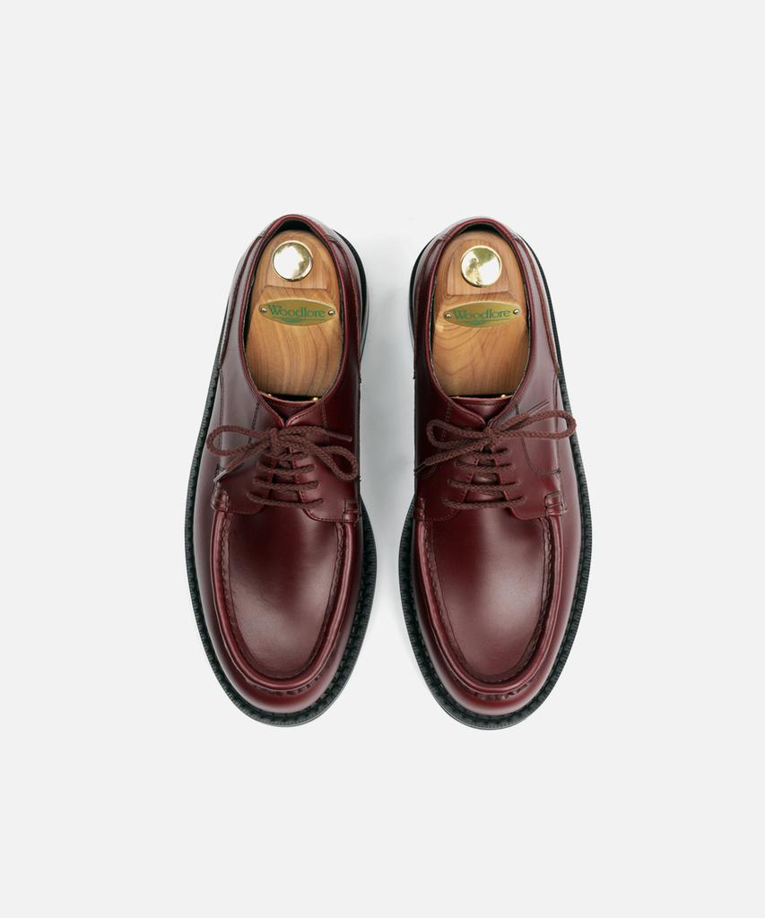 Custommood Lime Cowhide Derby Shoes_Italian Vibram Sole (Gold Wine)