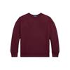 Polo Ralph Lauren Solid Color Crew Neck Fitted Long Sleeve Sweatshirt Kids Sweatshirt Red CWPOKNIY8020-963