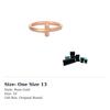 TIFFANY & CO. 18K Rose Gold Rings Unisex GRP11296