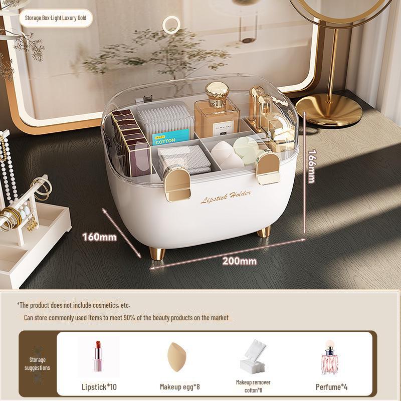 Продвинутый пыленепроницаемый бокс для хранения помад в стиле инс с крышкой