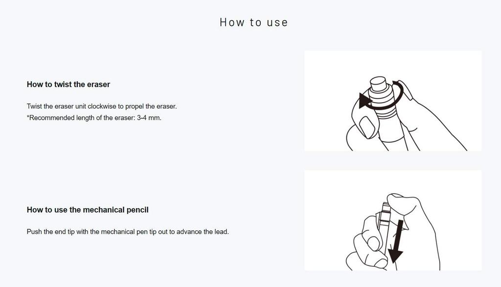 Tombow Pencil Pen Eraser MONO Monograph Multi Gold Multi-Function 2&S + CPA-161B