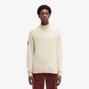 Fred Perry [Острый] Вязаный джемпер с воротником-стойкой и лавровым венком - Овсяный Afpm2438530-691